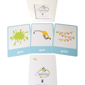 G & NG Sound Phoneme - Speech Therapy Articulation Cards - Large Deck Unique Words and Pictures! Professionally Printed