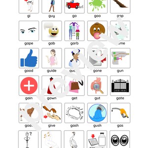 Phoneme &quot;G&quot; for Speech Therapy Practice - 3 pages!