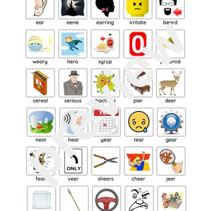 Vocalic &quot;EER&quot; Worksheet for Speech Therapy Practice
