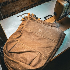 Sac style sami en coton ciré