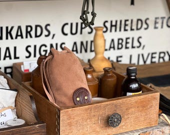 Soft Goat Leather Coffee Bag