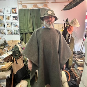 100% Wool Poncho/Blanket/Bedroll