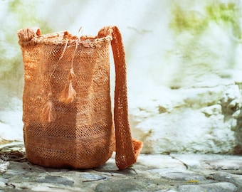 Fique Mochila | Market Bag | Reusable Bag | Shoulder Bag | Hand Woven Bag | Boho Style Bag |Grocery Bag