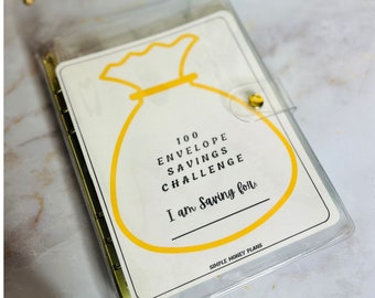 100 Savings Challenge A5 Binder Bundle | 5k+ Savings Challenge| Budget System| Cash Envelopes| Budget Binder| Savings Tracker