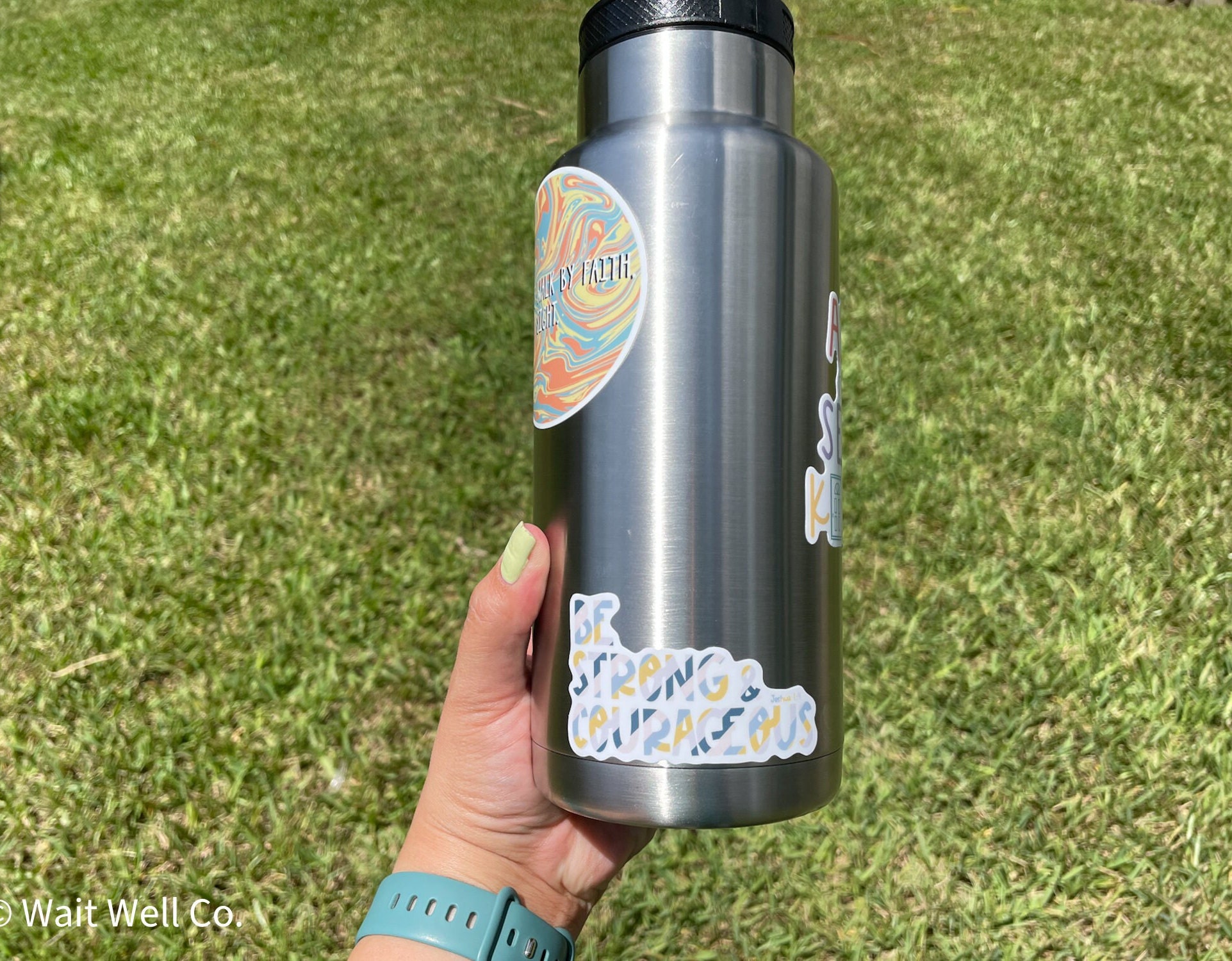 Bible Verse Sticker Christian Sticker Vinyl Water Bottle | Etsy
