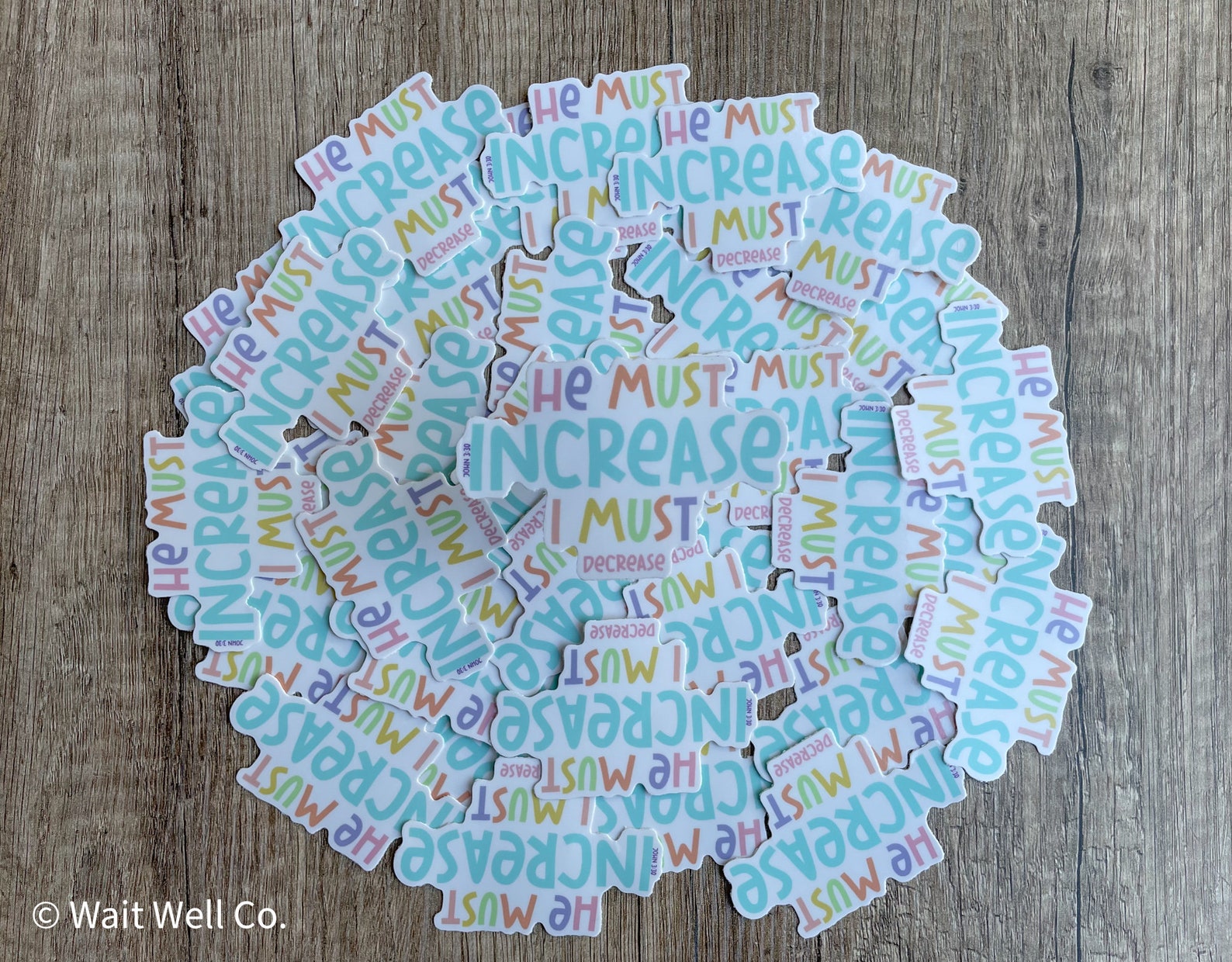 Bible Verse Sticker Christian Sticker Vinyl Water Bottle Sticker Laptop ...