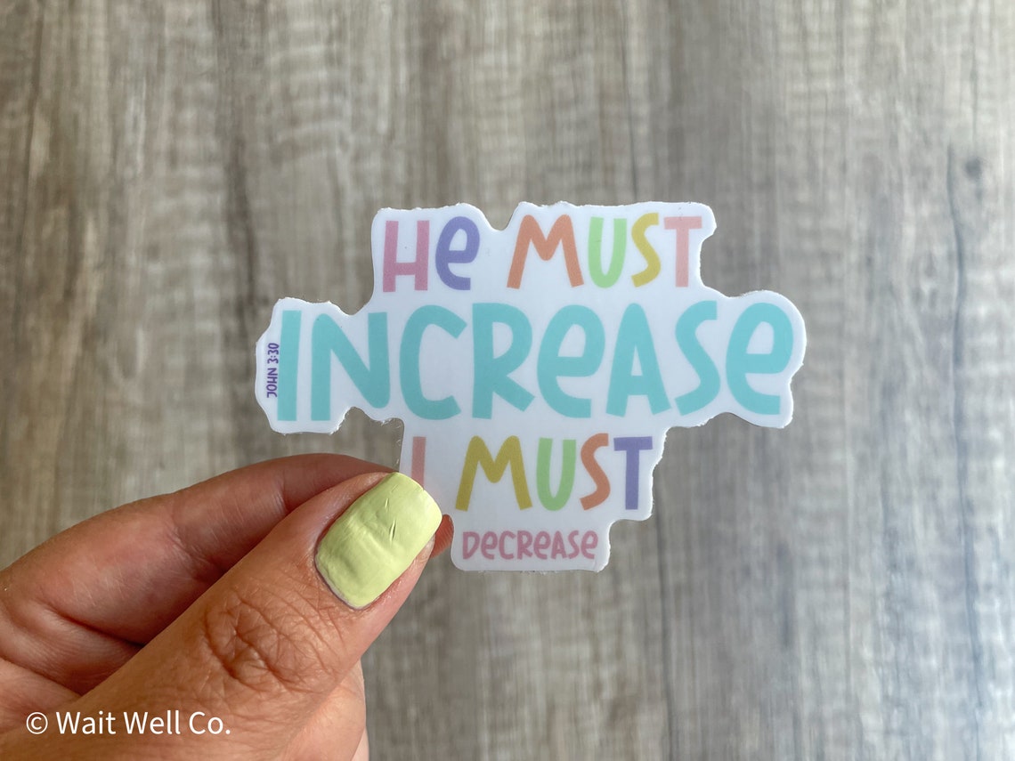 Bible Verse Sticker Christian Sticker Vinyl Water Bottle Sticker Laptop ...