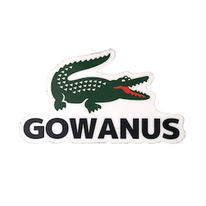 2-pack GOWANUS Sticker Brooklyn Joke Mutant Gator NYC Fashion Laptop Water Bottle New York Bootleg Logo Yeehaw