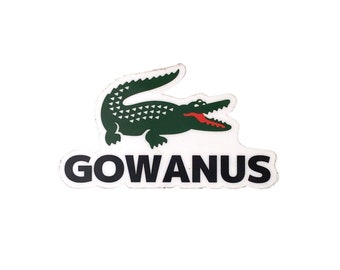 Gowanus Gator Sticker 2-Pack: Brooklyn Humor, NYC Laptop Decal