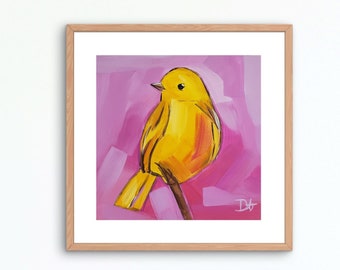 Yellow Bird Art Print