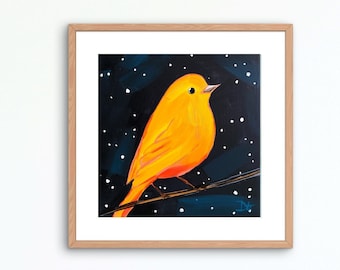 Yellow Bird Art Print