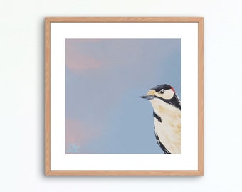 Woodpecker Bird Art Print