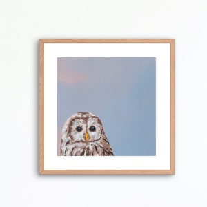 Owl Bird Art Print