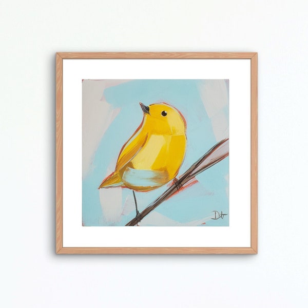 Yellow Bird Art Print