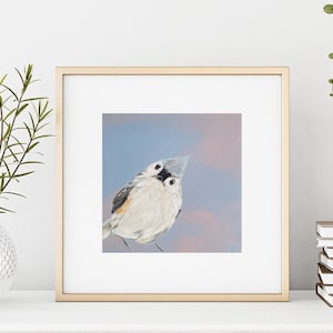 Tufted Titmouse Bird Art Print image 4
