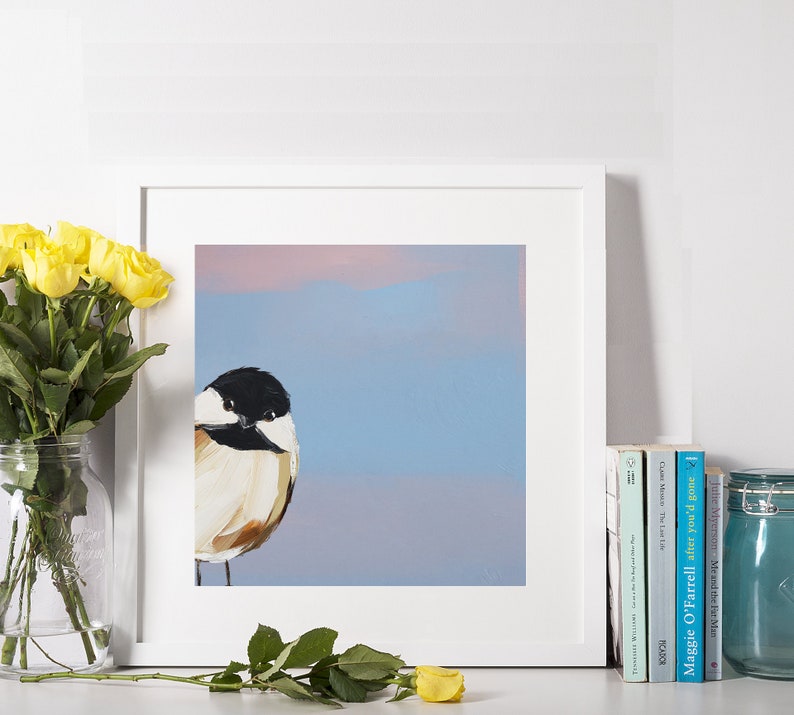 Chickadee Bird Art Print image 5