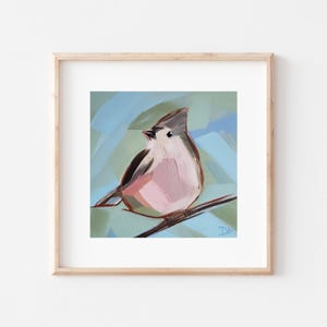 Tufted Titmouse Bird Art Print