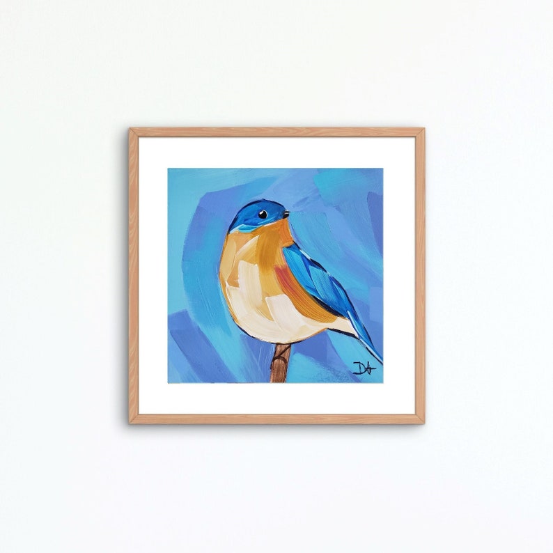 Bluebird Art Print - Etsy