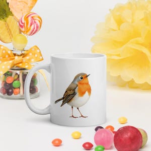 Robin Mug, Bird Mug