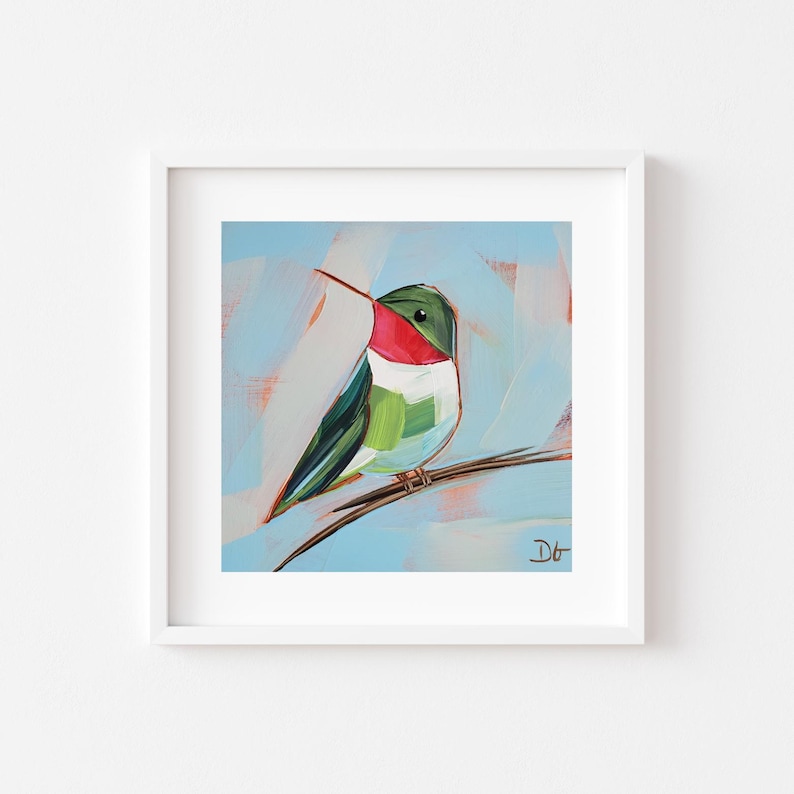 Hummingbird Art Print 画像 1