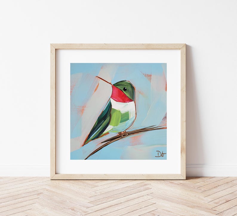 Hummingbird Art Print 画像 2
