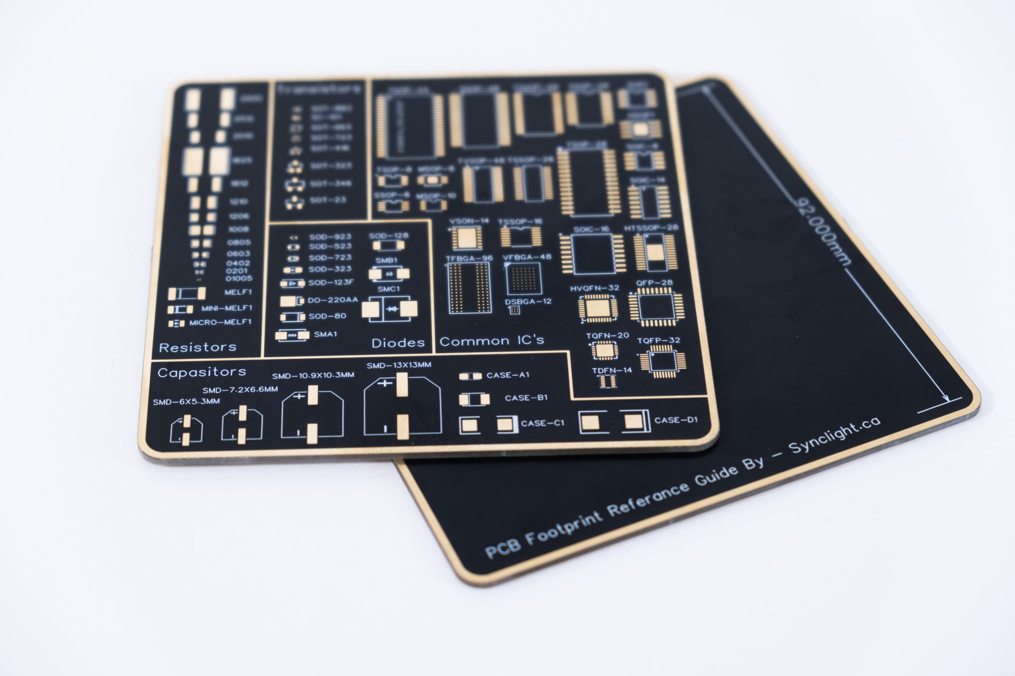 PCB Coasters for Designers PCB Footprint Guide - Etsy