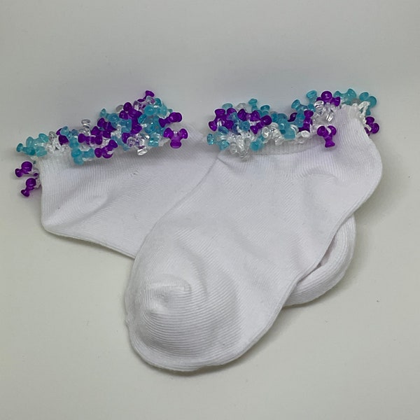 Ice Queen Bead Socks