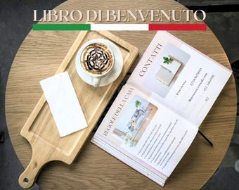 Plantilla de libro de bienvenida de Airbnb: libro de visitas editable para anfitriones