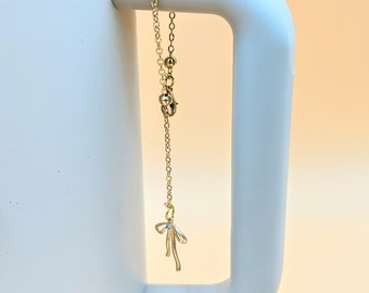 Bow Stanley Tumbler Charm Dainty Bowknot Water Bottle Handle Charm Wine Glass Charm Drink Accessory Tumbler Handle Charm Gift for Sister