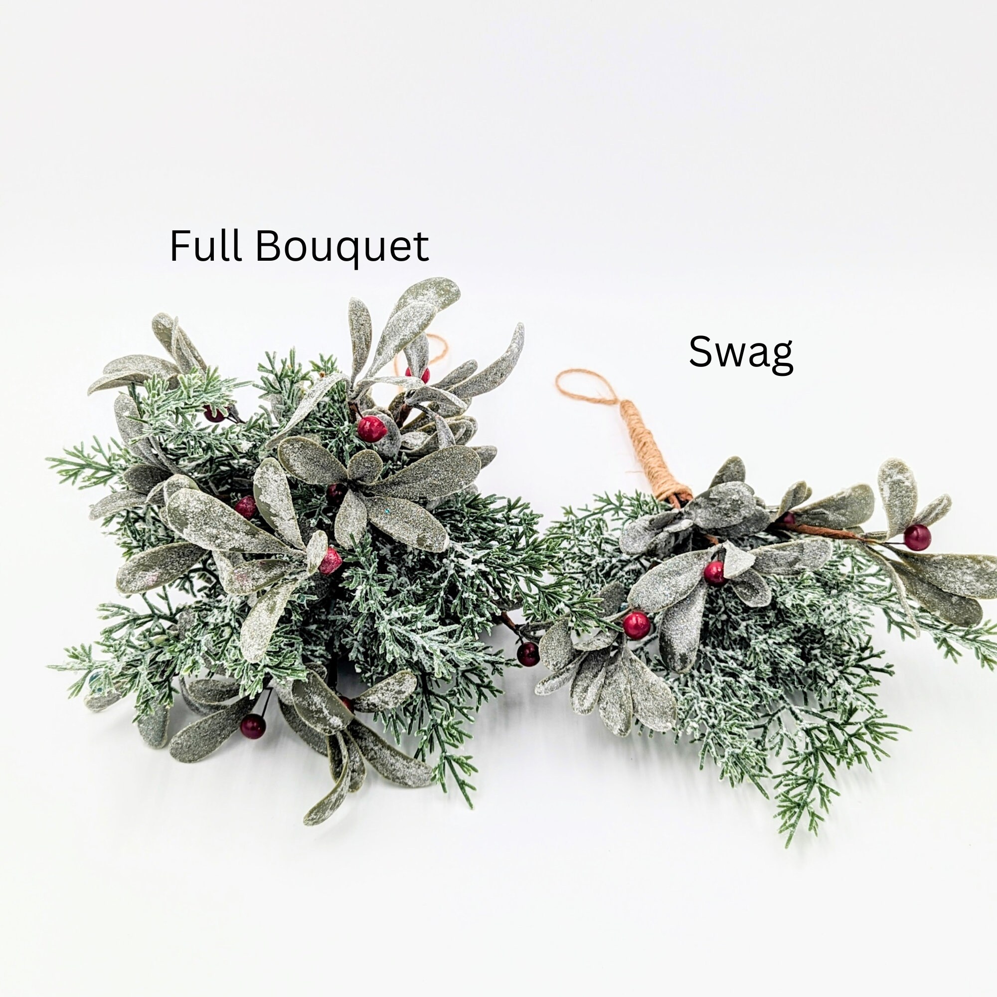 Custom Christmas Wedding Decor Mistletoe Hanger Personalized Wedding ...