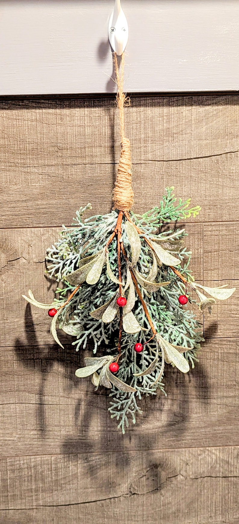 Custom Christmas Wedding Decor Mistletoe Hanger Personalized Wedding ...