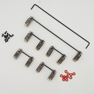 Lubed and Wire Balanced Durock V2 Stabilizers Screw-In Keyboard Stabilizers For Custom Mechanical Keyboard Building image 1
