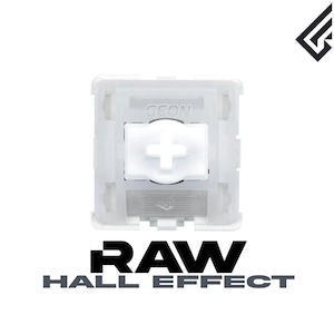 Lubed GEON Raw HE V2 Linear Switches For Custom Mechanical Keyboard Building
