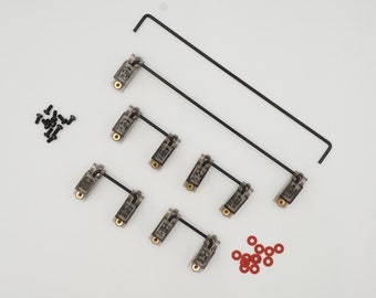 Lubed and Wire Balanced Durock V2 Stabilizers Screw-In Keyboard Stabilizers For Custom Mechanical Keyboard Building