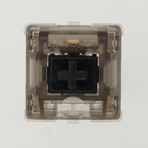 Lubed and Filmed Gateron Black Ink V2 Linear Switches For Custom Mechanical Keyboard Building