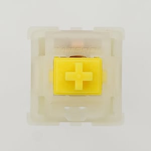 Lubed and Filmed Gateron Milky Yellow Pro Linear Switches For Custom Mechanical Keyboard Building