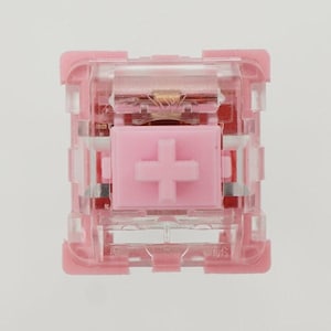 Lubed KTT Rose Linear Switches For Custom Mechanical Keyboard Building