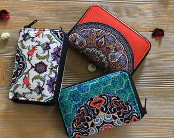 Yunshm Bohemian Sun Moon Personalized Leather Classic Floral Coin Purse Clutch Pouch Wallet For Womens Yunshm Bohemian Sun Moon Personalized Leather Classic Floral Coin Purse Clutch Pouch Wallet For Womens