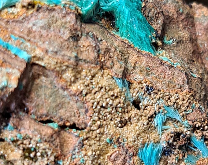 Beautiful Acicular Aurichalcite