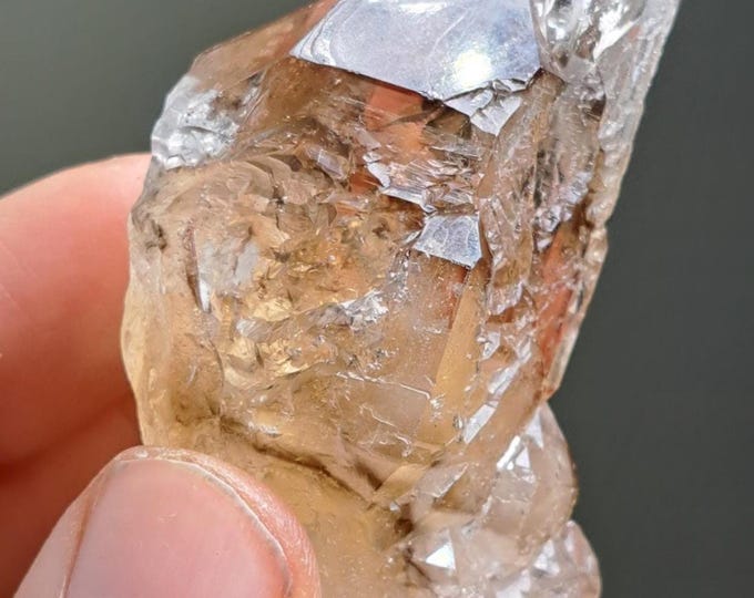 Smoky Elestial Citrine