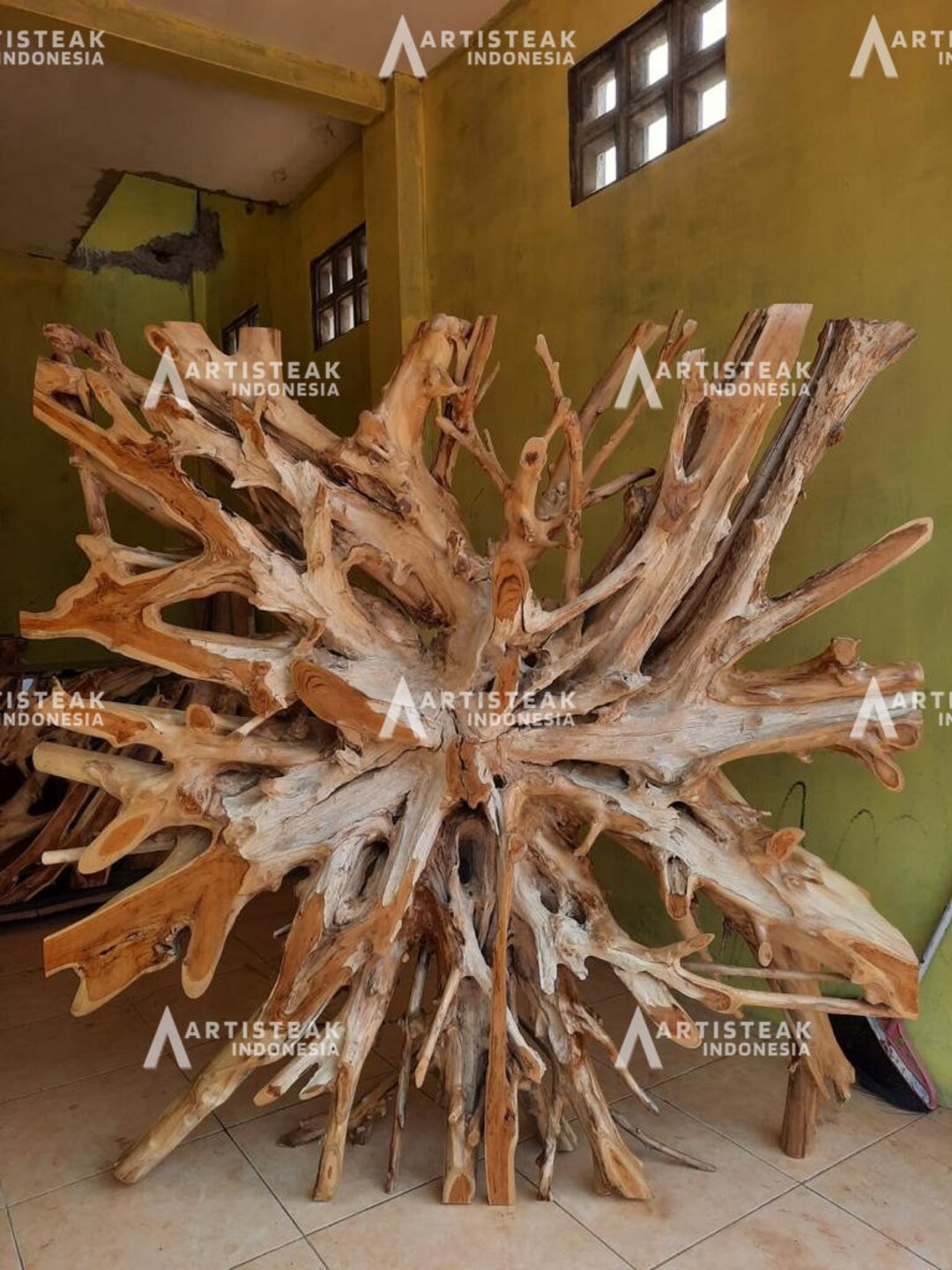 Square Teak Root Wall Divider Teak Root Wall Art Teak Root Wall Decor