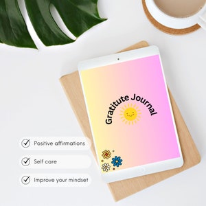Gratitude Journal | Mental Health Journal | Daily Check-In