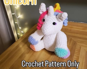 Unicorn Crochet Digital Download/Printable Pattern
