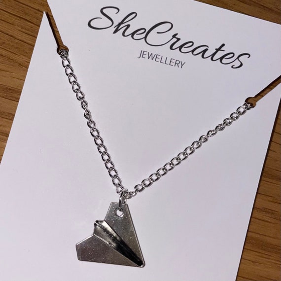 Taylor Swift Harry Styles Inspired Paper Plane Silver Charm Etsy Finland