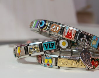 Ftp Floty Stainless Steel Personalised Nomination Charms Photo 9mm