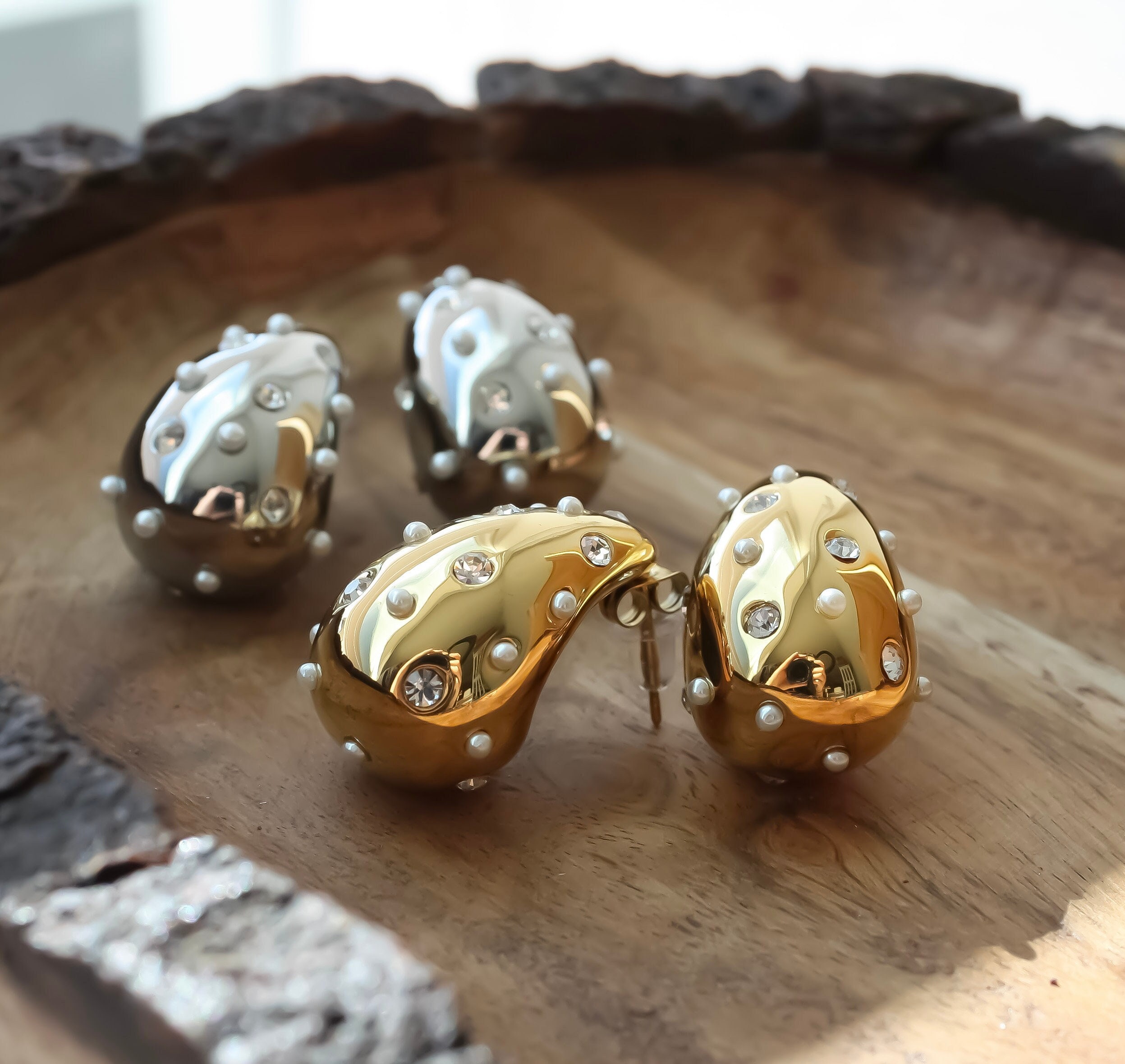 【関税＆送料込み】Bottega Veneta Pendant Earrings Bottega Veneta Earrings - Etsy