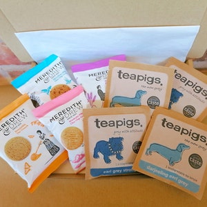 Ultimate Posh Earl Grey Tea Gift Set - Teapigs & Meredith Drew Letterbox Giftset | Tea Present | Birthday | Darjeeling | Afternoon Tea