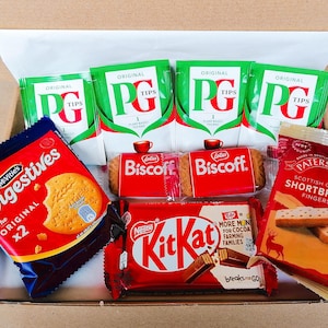 Tea Lover & Biscuit Letterbox Gift Set with Personalised Card | Afternoon Tea | Digestive | Biscoff | Food and Drink | Gift