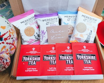A Proper Brew! Yorkshire Tea and Meredith & Drew letterbox giftset | Tea Gift | Thank You Present | Birthday | Thinking of You | Anniversary