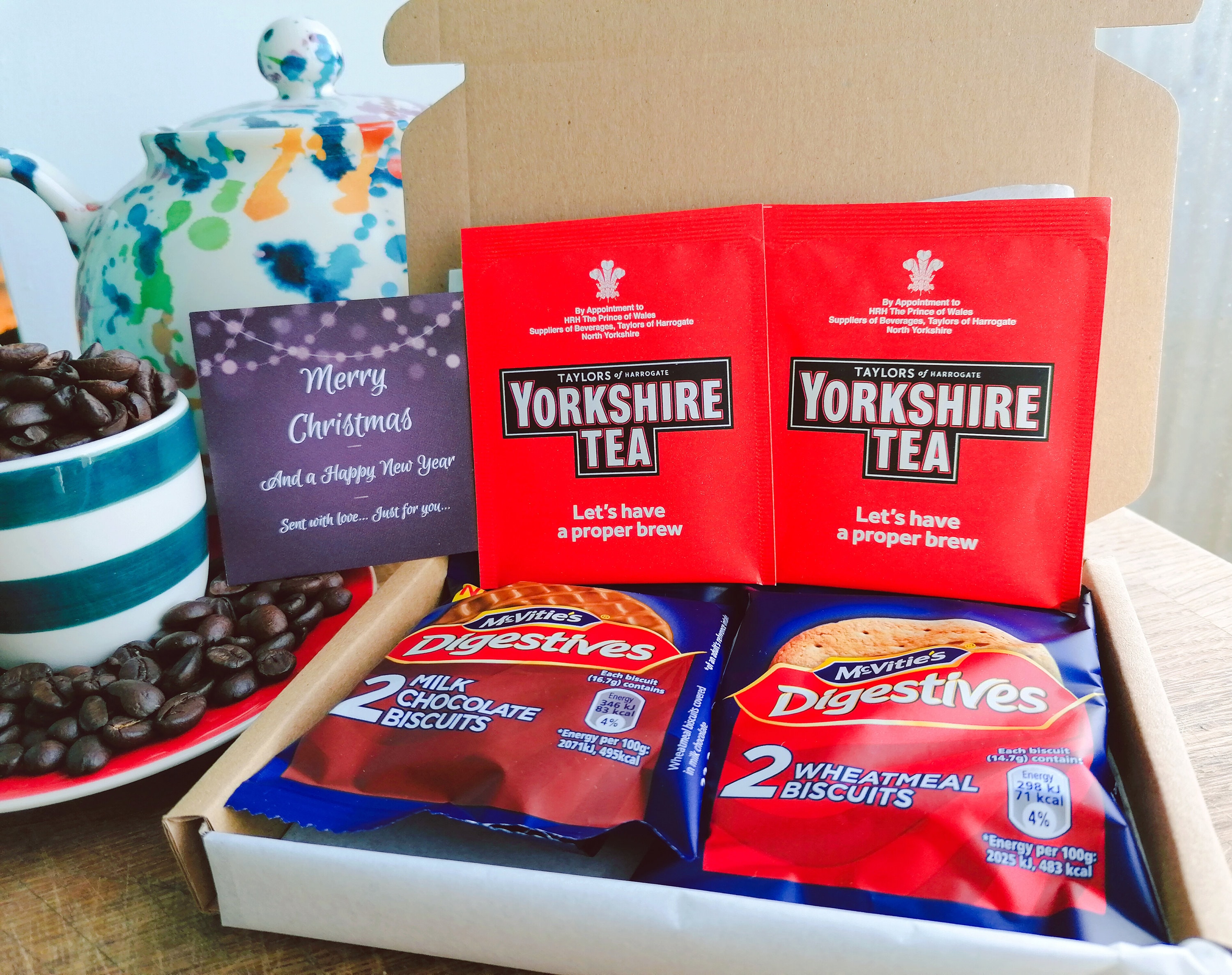 Yorkshire Tea & Biscuit Christmas Letterbox Giftset With - Etsy Australia
